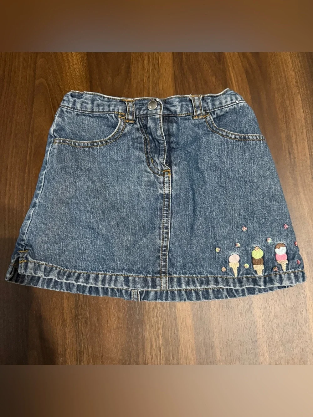 Girls Gymboree denim skirt